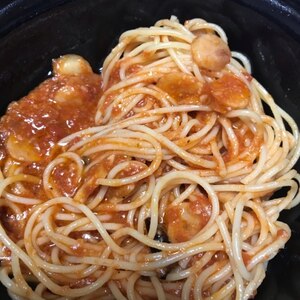 カプリチョーザ風☆トマトとにんにくのスパゲティ